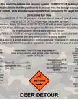 HGS Deer Detour Liquid Fence (1/2 Gallon)
